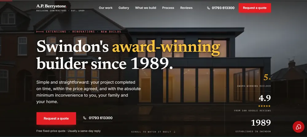 The A.P. Berrystone website, live